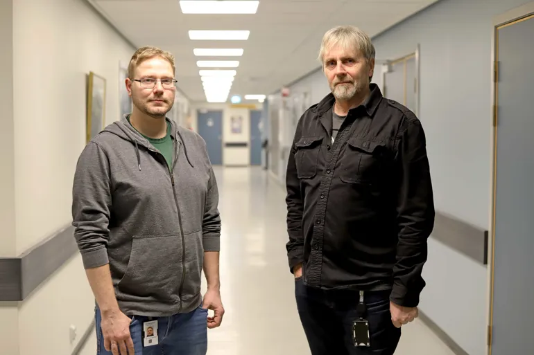 Lars Eirik Mortensen og Finn Olav Andreassen