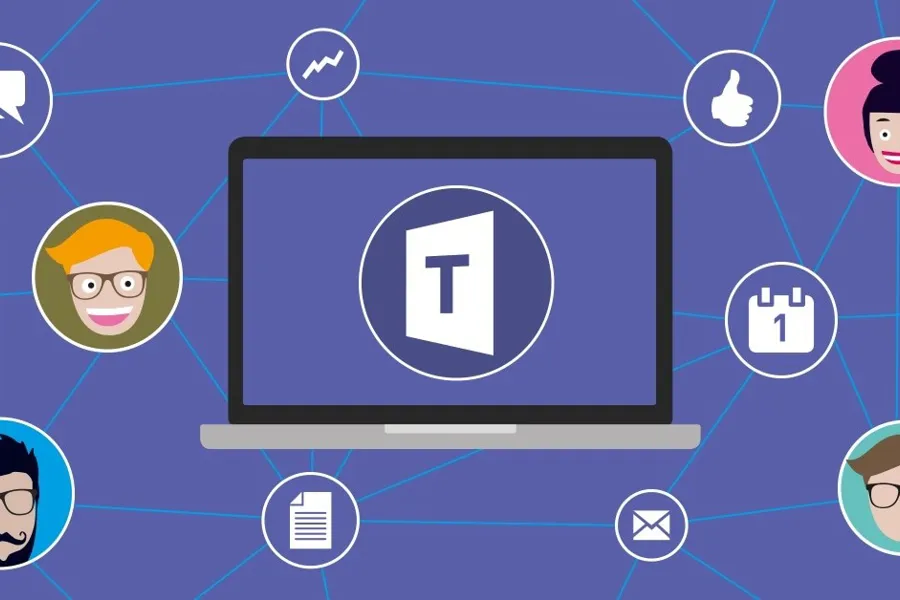 Grafisk brukergrensesnitt, applikasjon, Teams